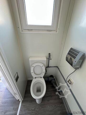 Contenedor de oficina  20DV Bürocontainer mit Küche WC Büro