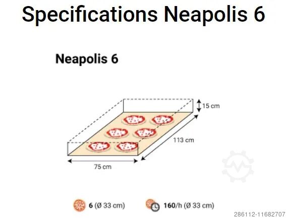 Pica pec Moretti Forni Neapolis 6 Moretti Forni Neapolis 6