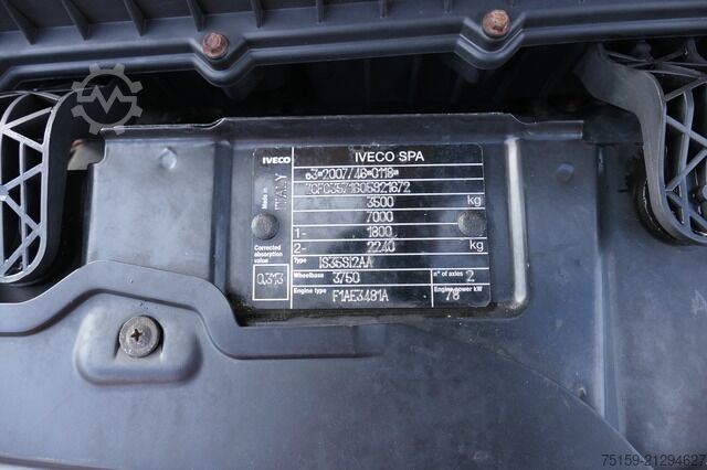 Box van iveco Daily 35 S11 C30C AUTOMATIK KAMERA Regale LUFT DURCHGANG EURO-5 CoC