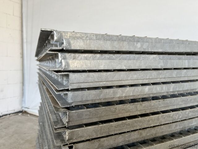 Samlet bredde: 1.270 mm / Dybde: 482 mm Dexion HI280 eingelegtes Gitterrost Gitterrostboden