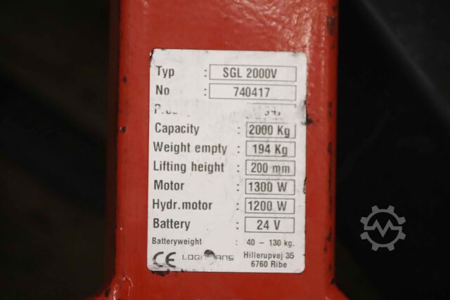 Steunrol Logitrans SGL 2000V Ø 170 mm