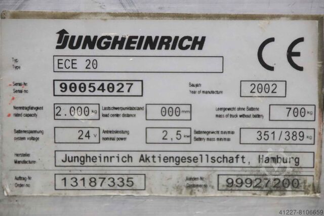 Stützrolle Powerthane Jungheinrich 180 x 65  ECE 20