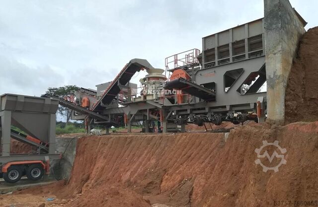 Constmach Mobile Crushing Plant JC-1 mobile jaw crushing plant 60-80 tph