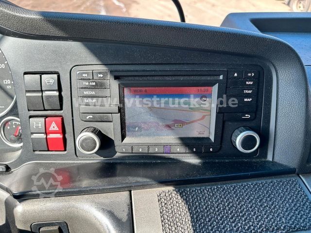 Flatbed truck with tarp MAN TGX 26.440 6x2 + Langfeld LPA18L Komplett-Zug