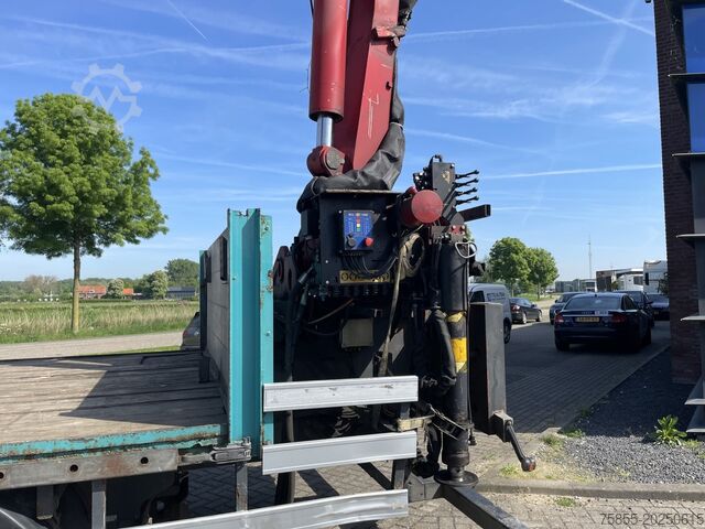 Trailer πλατφόρμας DAF XF105.410 Platform / HMF 2220 Crane + Remote / ...