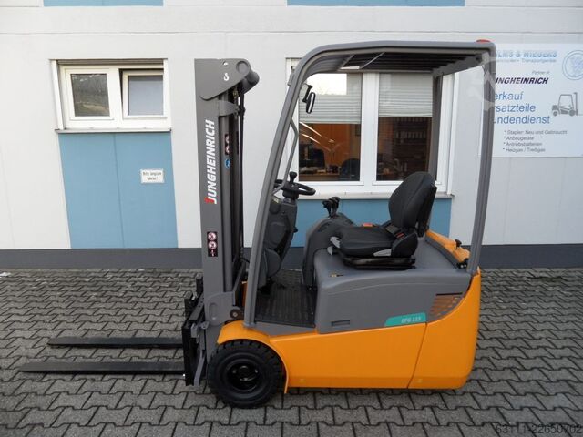 Elektrische vorkheftruck 3 wielen Jungheinrich EFG 115 - Triplex - NEUE Batterie - aufgearbeitet