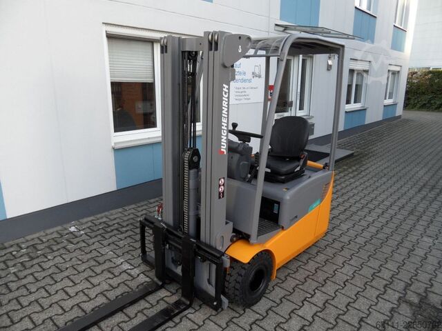 Elektrische vorkheftruck 3 wielen Jungheinrich EFG 115 - Triplex - NEUE Batterie - aufgearbeitet