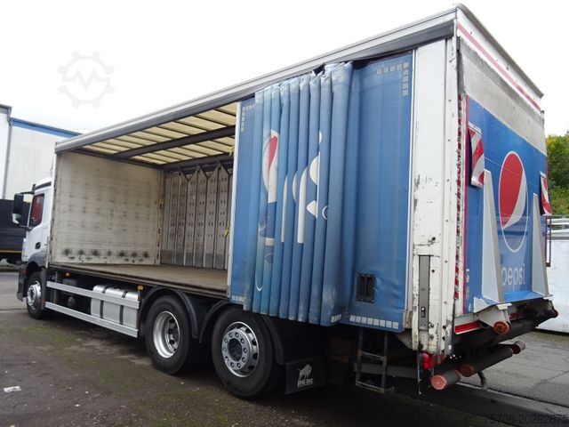 LKW mit Pritsche & Plane MERCEDES-BENZ 2540 Antos*SafeServer*38 Pal.*2x 2,5 to LBW*Ret.