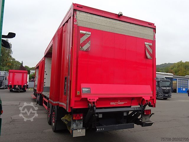 Plattewagen met zeil MERCEDES-BENZ 2540 Antos*kpl. Zug*NLA*2x LBW*38 Pal*Kamera*TOP