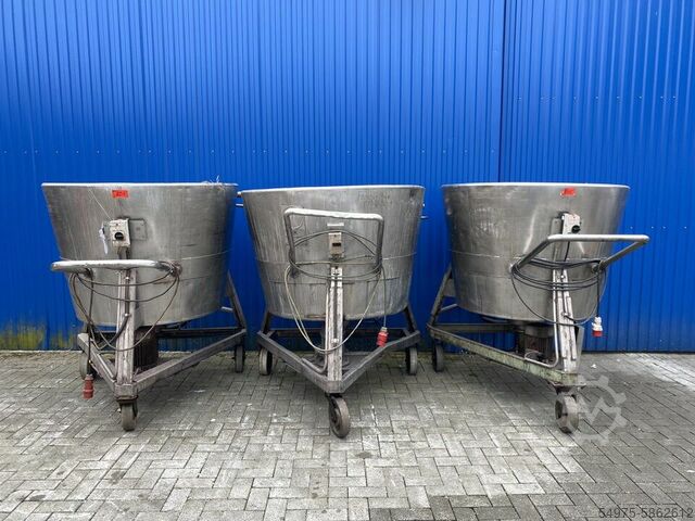 Depósito de acero inoxidable Depósito agitador 10522