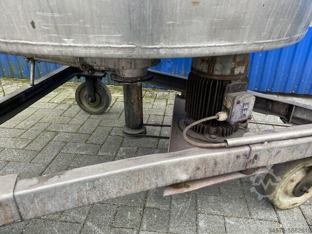 Depósito de acero inoxidable Depósito agitador 10522