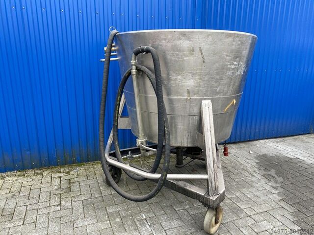 Depósito de acero inoxidable Depósito agitador 10522