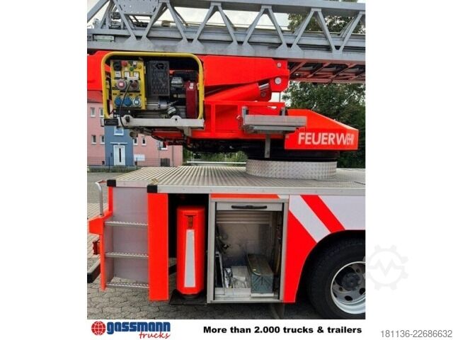 Brandweerwagen Mercedes-Benz 1528 F 4x2 Metz Drehleiter DLK 23-12, 23 mtr.
