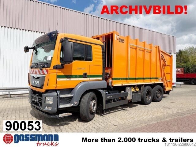 Vuilniswagen MAN TGS 26.320 6x2-4 BL, Lenk-/Liftachse, Haller