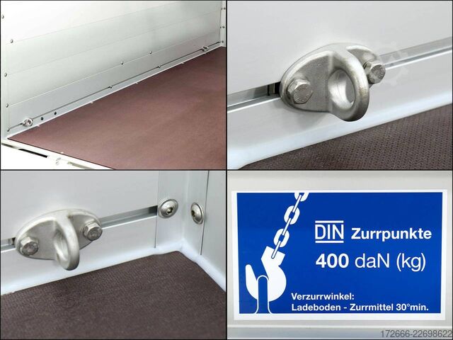  Koch-Anhänger U2 205X105X95CM 750KG | 3XBWE | DECKELANHÄNGER