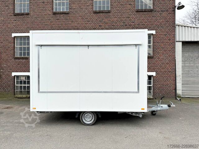  Andere VK 15352023 | WEISS | GASTÜR 350X200X230CM 1500KG VERKAUFSANHÄNGER