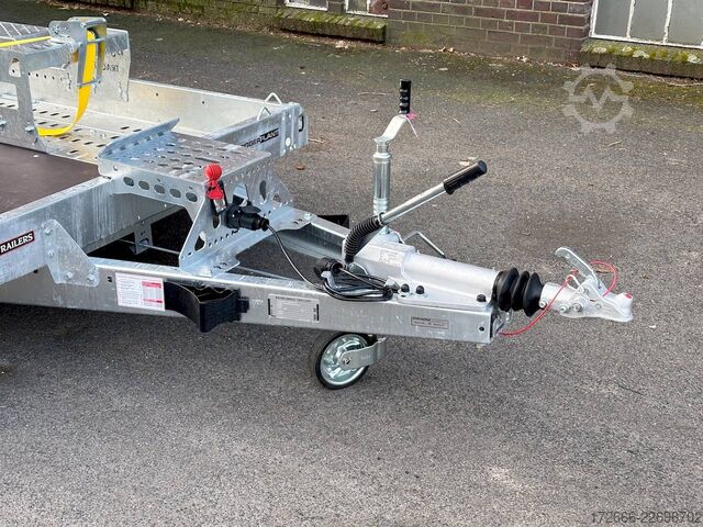  Brian James Trailers DIGGER PLANT 543-3717-35-2-12 | TRACSTRAP | EINZELRAMPEN 370X170CM 3500KG BAUMASCHINENANHÄNGER