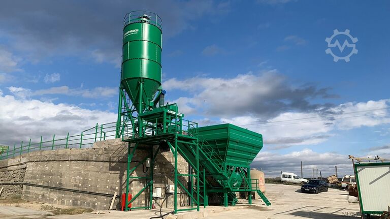Central de betão, usina de concreto CONSTMACH 60 M3/H Dry Type Concrete Mixing Plant