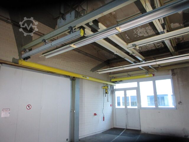 Daru előtető Daru Beltéri daru Daru kifutópálya Demag Kranbahn KBK2 500KG 3x7m Zubehör Demag KBK II KBK2 500Kg Stahl Kettenzug