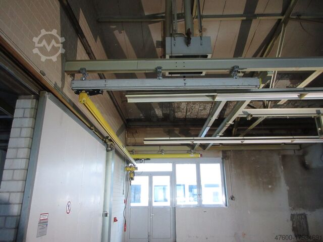 Daru előtető Daru Beltéri daru Daru kifutópálya Demag Kranbahn KBK2 500KG 3x7m Zubehör Demag KBK II KBK2 500Kg Stahl Kettenzug