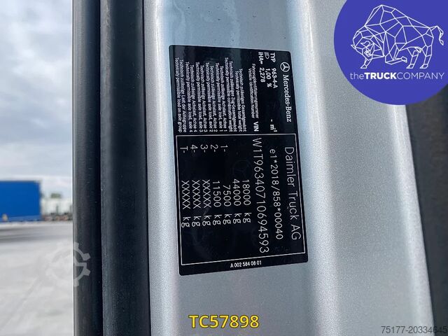 Tung belastning Mercedes-Benz Actros 1845