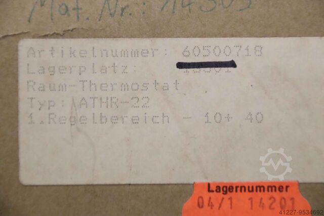 Thermostat Jumo ATHR-22 -10 - +40 °C