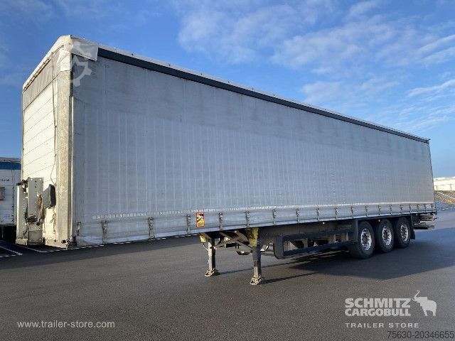 Open oplegger met zeil Schmitz Cargobull Semitrailer Curtainsider Standard Hayon