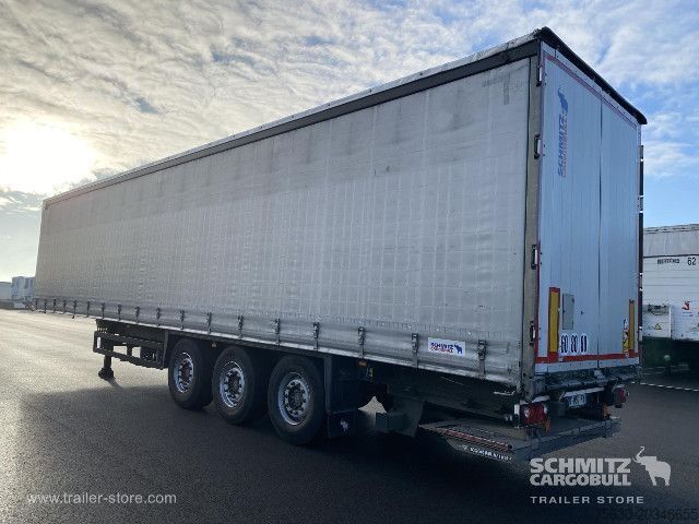 Open oplegger met zeil Schmitz Cargobull Semitrailer Curtainsider Standard Hayon