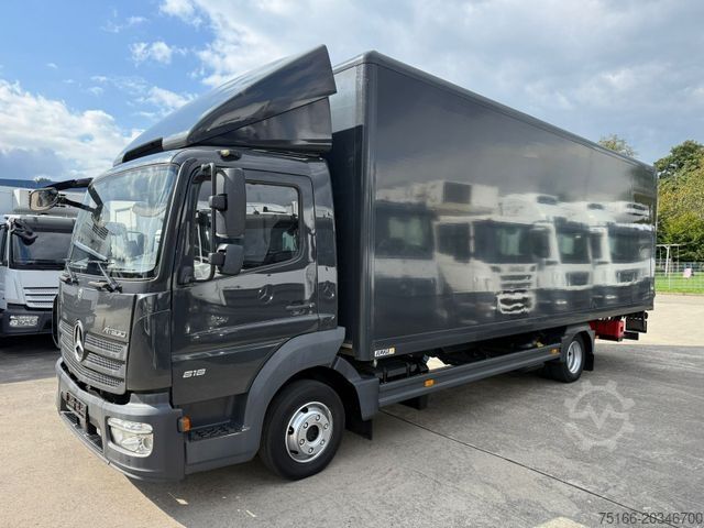 Furgão fechado MERCEDES-BENZ ATEGO 818 L Koffer 7,30 m LBW 1 T+Seitentür