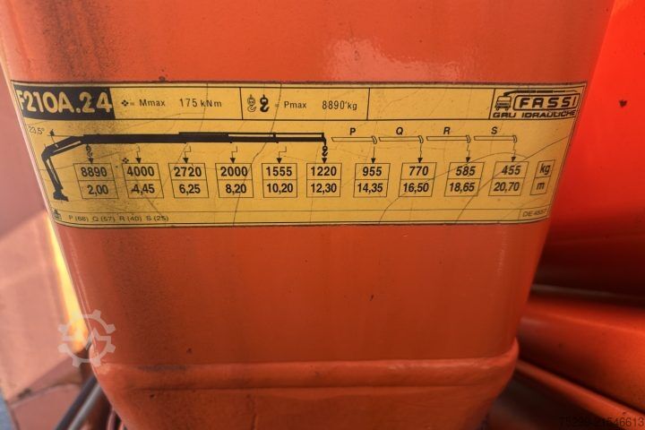 Lastbilmonteret kran  Kranpalette F210A.24 / Swiss-Vehicle