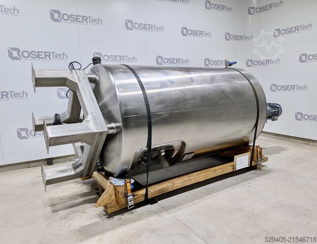 Vertical cylindrical stirred tank Alliance Inox Industrie -