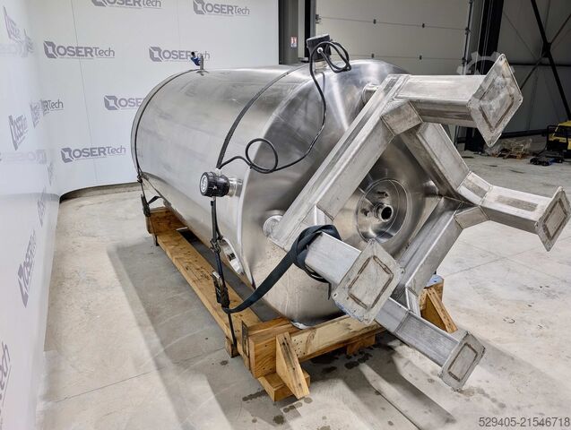 Vertical cylindrical stirred tank Alliance Inox Industrie -