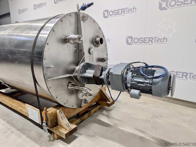 Vertical cylindrical stirred tank Alliance Inox Industrie -