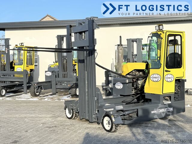 Wózek widłowy czterokierunkowy Combilift C3000 GAS DUPLEX PLATFORM 1500 FREE LIFT