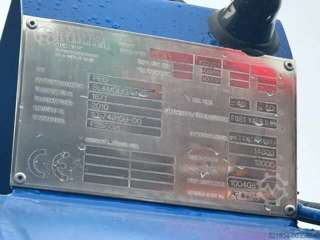 Zuigvoertuig Volvo FM 420 6x2*4, 15m3 Vacuum-truck, 2010