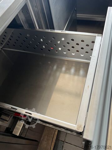 Vriezer onder de toonbank met 4 laden NORDCAP IDEAL Unterbaukühltisch *Aktion* TKZ 2-70-2T, Tiefkühl - 4 Schubladen