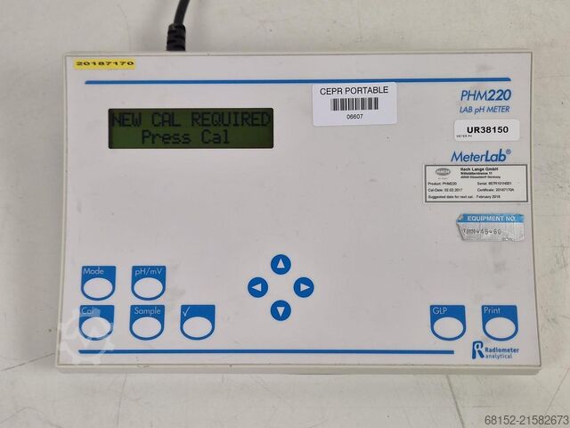 Radiometer Analytical MeterLab PHM220 pH-meter voor laboratorium Radiometer Analytical PHM220