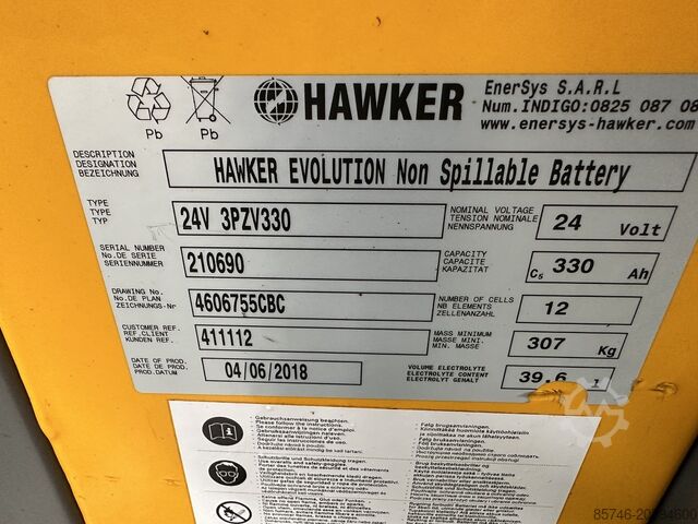 EJG 320 ( 2,0 T @ 600 MM !! ) * DEMO !!! JUNGHEINRICH EJG 320 ( 2.0 T @ 600 MM !! ) * DEMO !!