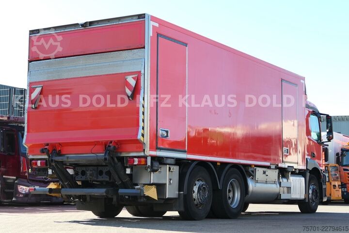 Hűtős teherautó MERCEDES-BENZ Antos 2536 Kühlkoffer Retarder LBW Euro 6