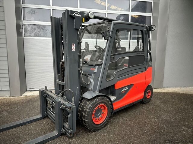 Elektrische vorkheftruck met 4 wielen Linde E 50 HL-01 - CONTAINER - TRIPLEX !!