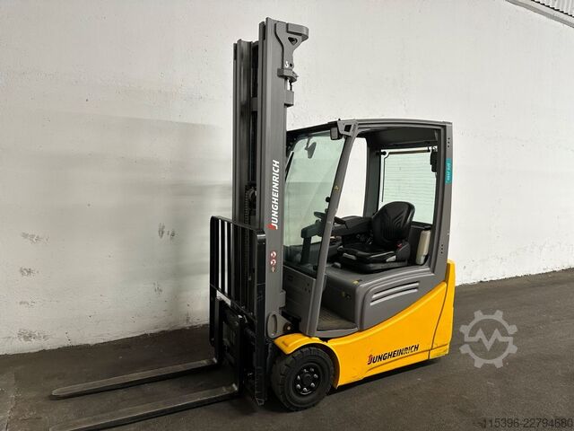 Elektrische vorkheftruck 3 wielen Jungheinrich EFG 216k - TRIPLEX 6 m