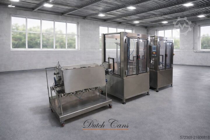 Plastic bottle filler and capper Telm Astra 117 mixer, filler and capper