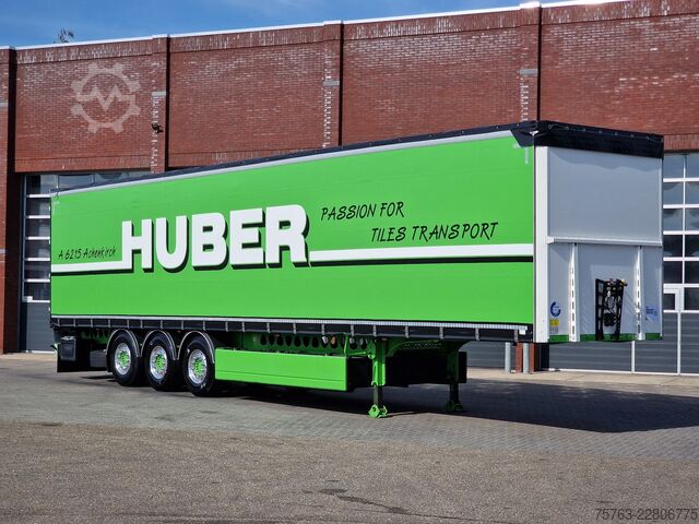 Przesuwne plandeki Berger Ecotrail Tautliner 3 axle - SAF Axle - Pallet b...