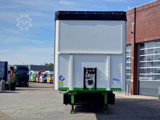 Przesuwne plandeki Berger Ecotrail Tautliner 3 axle - SAF Axle - Pallet b...