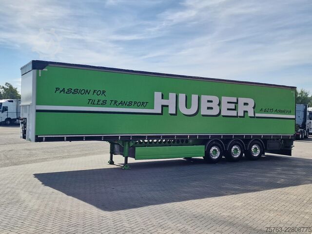Przesuwne plandeki Berger Ecotrail Tautliner 3 axle - SAF Axle - Pallet b...