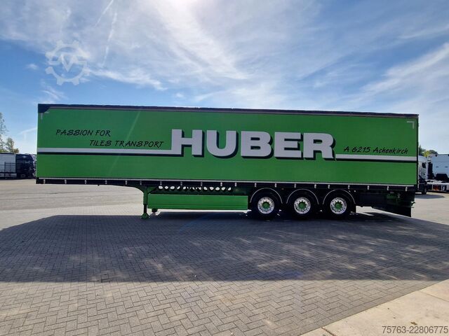Przesuwne plandeki Berger Ecotrail Tautliner 3 axle - SAF Axle - Pallet b...
