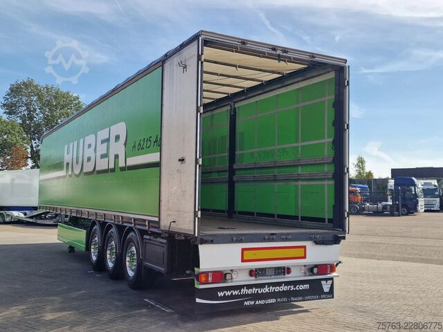Przesuwne plandeki Berger Ecotrail Tautliner 3 axle - SAF Axle - Pallet b...
