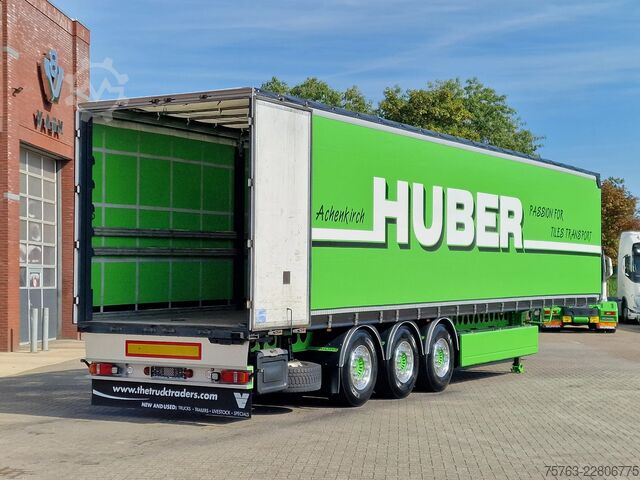 Przesuwne plandeki Berger Ecotrail Tautliner 3 axle - SAF Axle - Pallet b...