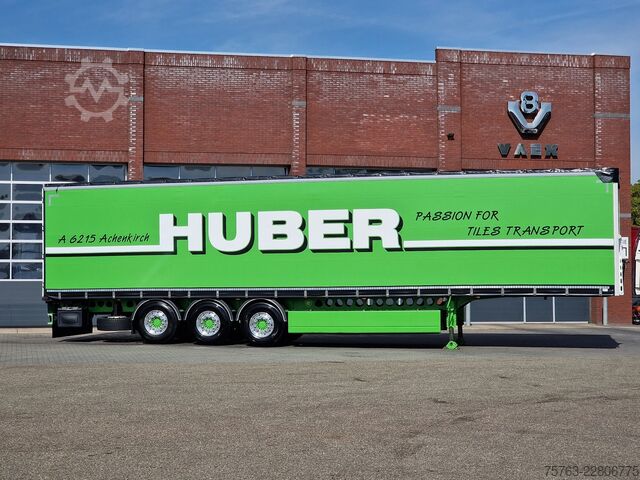 Przesuwne plandeki Berger Ecotrail Tautliner 3 axle - SAF Axle - Pallet b...