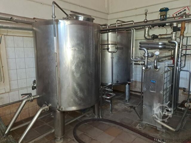 Siropeninstallatie + pasteuriseerder OST/WEST Q3000l/h Schmidt SIGMA MK 27